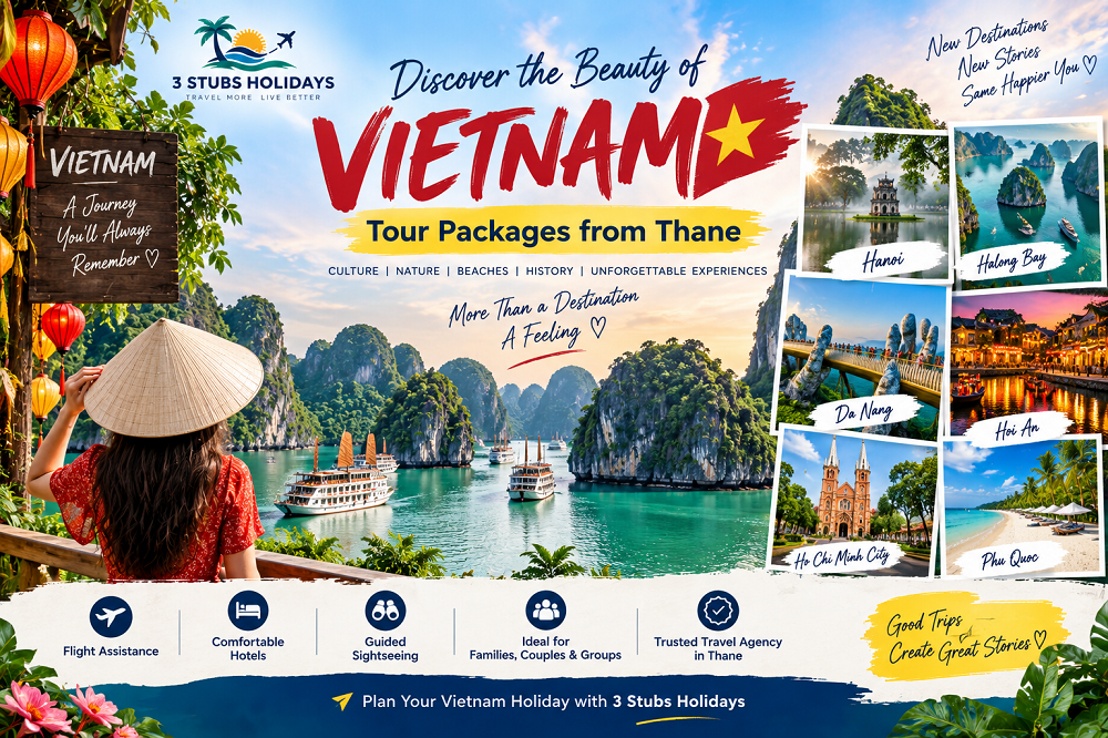 Vietnam Tour Packages from Thane – Hanoi, Halong Bay & Da Nang